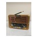 Rt-671 Usb Bt Radyo Nostajık Solar Paneli Müzik Çalar