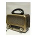 Rt-819 Güneş Enerjili Nostaljik Fm,aux,usb Müzik Çalar