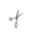 PD-09 6 Inç 17 Cm Kuaför Berber Profesyonel Saç Bıyık Burun Favori Kesme Makası