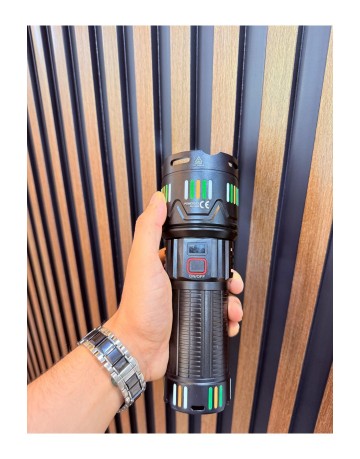 Pd-12800 45 Watt 4500 Lümen Zoomlu Profesyonel Avcı El Feneri