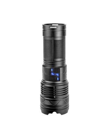PeakStar PS-1998 Ultra Parlak Su Geçirmez Zoomlu Güçlü 200w 30000 Lümen Şarjlı Bekçi Avcı Kamp El Feneri