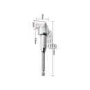 Köşe Vidalama Açılı Matkap Adaptörü Dar Alan Vidalama Matkap Ucu