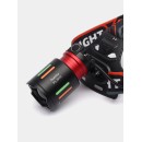 PeakStar PS-2910 Şarjlı Profesyonel Zoomlu Kamp Avcı Balıkçı Kafa Lambası Feneri