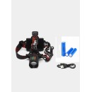 PeakStar PS-2910 Şarjlı Profesyonel Zoomlu Kamp Avcı Balıkçı Kafa Lambası Feneri